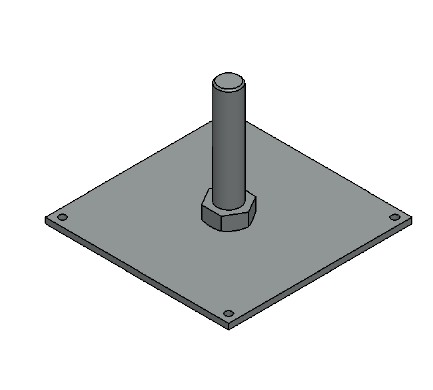 platine charpente bois 160x160