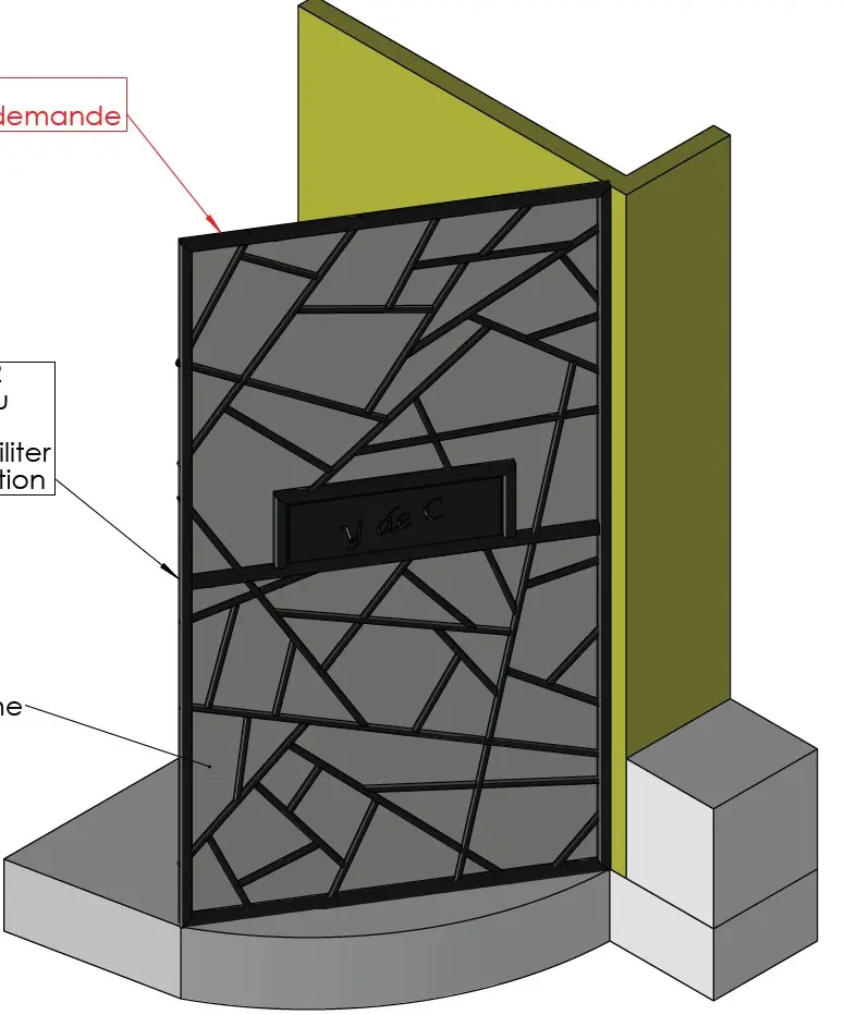 [20-300] Garde-corps acier, peinture