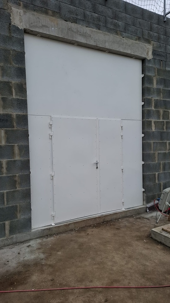 Porte Double avec linteaux 2700x3400