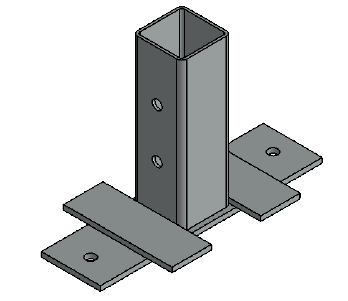 Pied de poteau charpente bois moisé