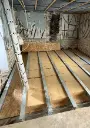 Plancher structurel acier IPE 200 Cave / Salon 24m²