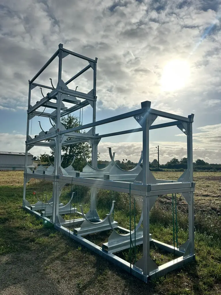 Châssis de transport citerne fût 800 Litres