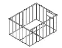 Structure bassin pisciculture 4200x3200 hauteur 2100mm