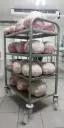 Chariot alimentaire (inox 316L) avec roulettes