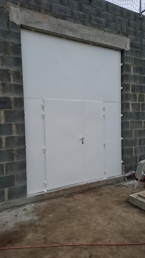 [23-410-1200] Porte Double avec linteaux 2700x3400
