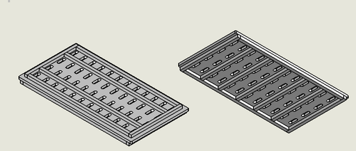 [24-478] grille de foyer bois 430x220