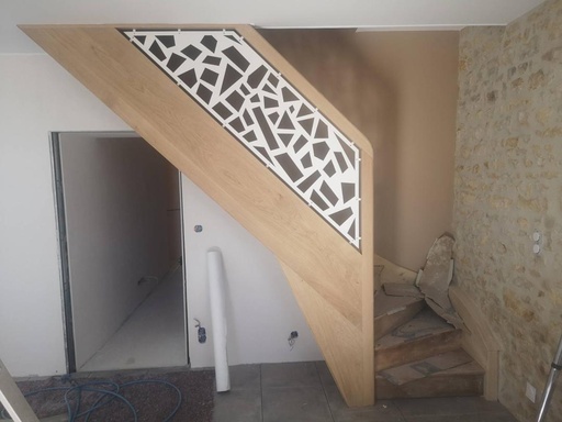 [21-021] Modernisation remplissage escalier bois