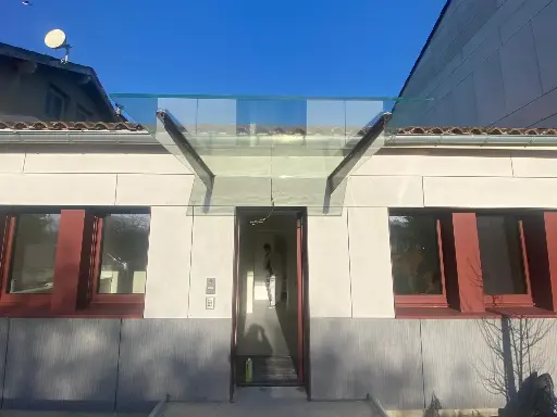 [24-232-100] Marquise verre 1500x1500 mm