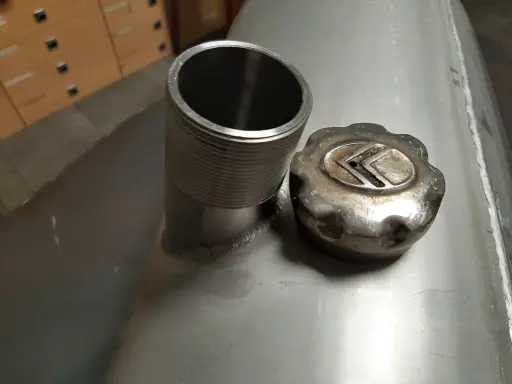 Fabrication d'un reservoir Citroën B12 1926