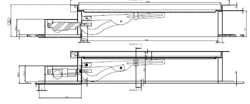 [16-016] Trappe d'accès avec vérin éléctrique