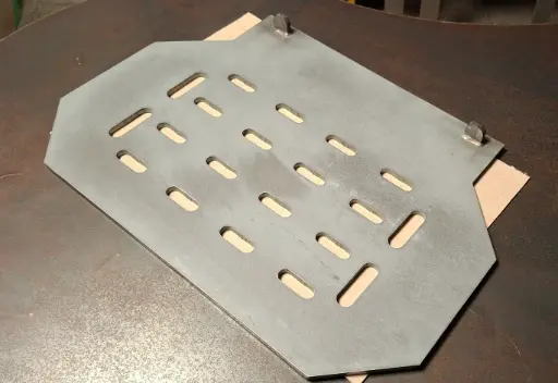 [25-539] Tôle de foyer insert à bûche 550x380