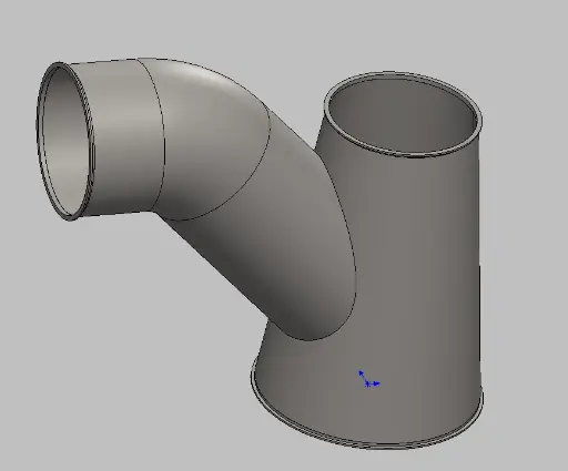[25-556-001] Réduction concentrique avec piquage coudé